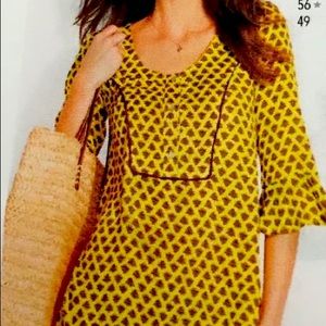 Jockey Boho Top Size XL